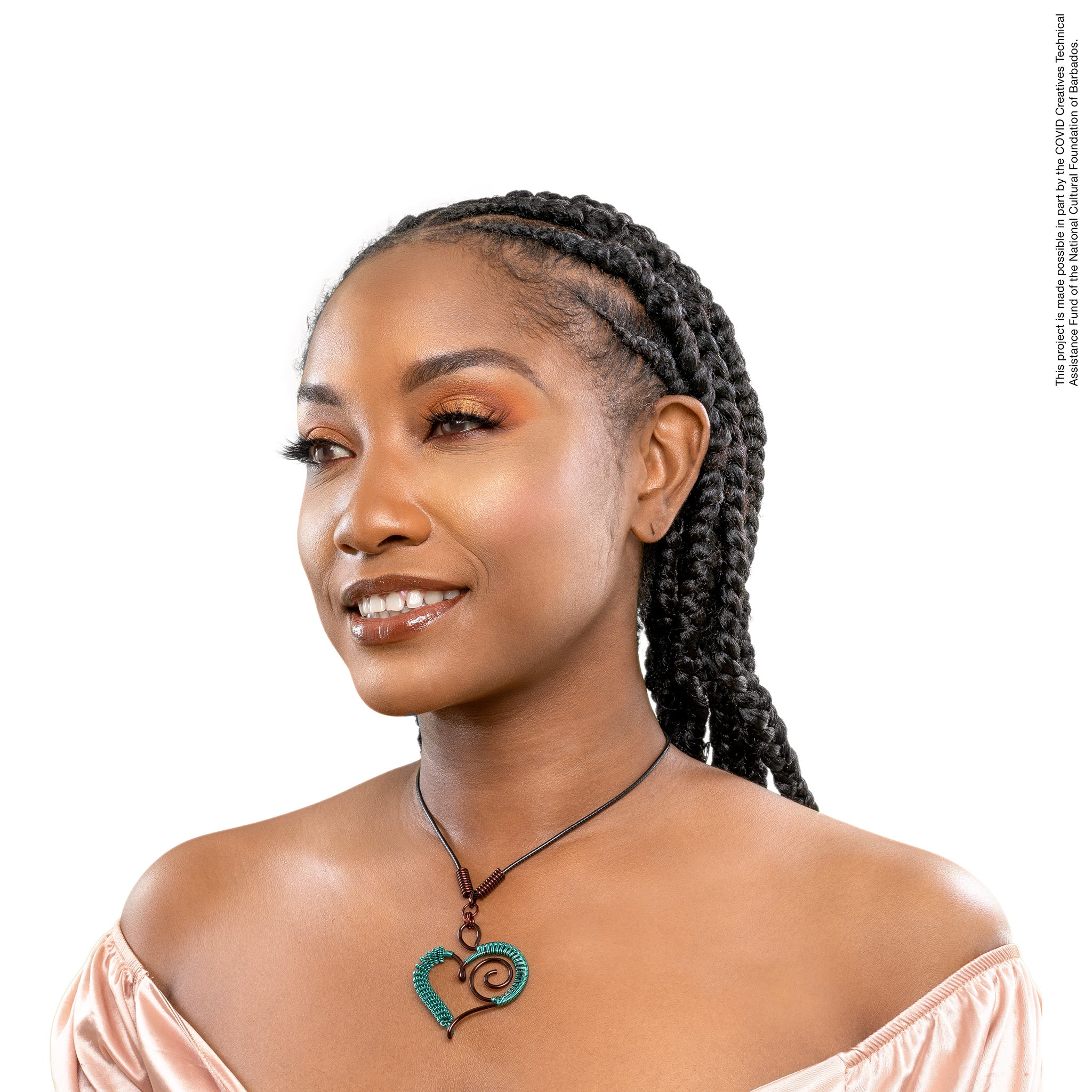 Heart Pendant Necklace Angelique Jewelry Barbados