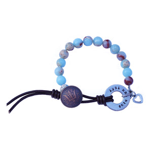 Angelique-Jewellery Barbados ShouShan Blue Gemstone Bracelet